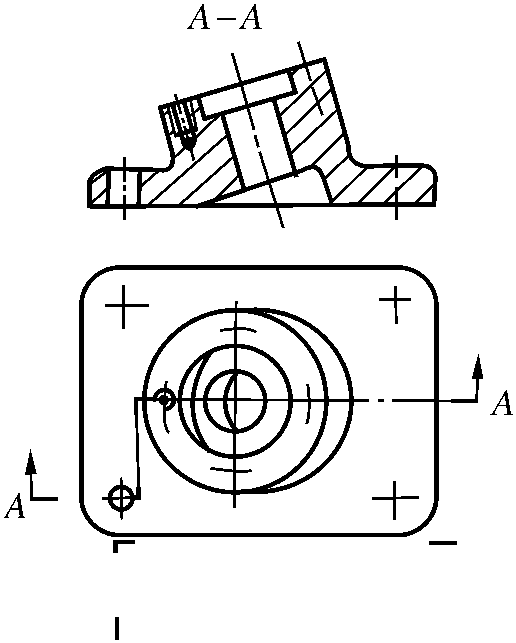 3. 倾斜圆或圆弧的画法